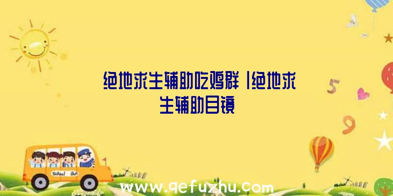 「绝地求生辅助吃鸡群」|绝地求生辅助目镜